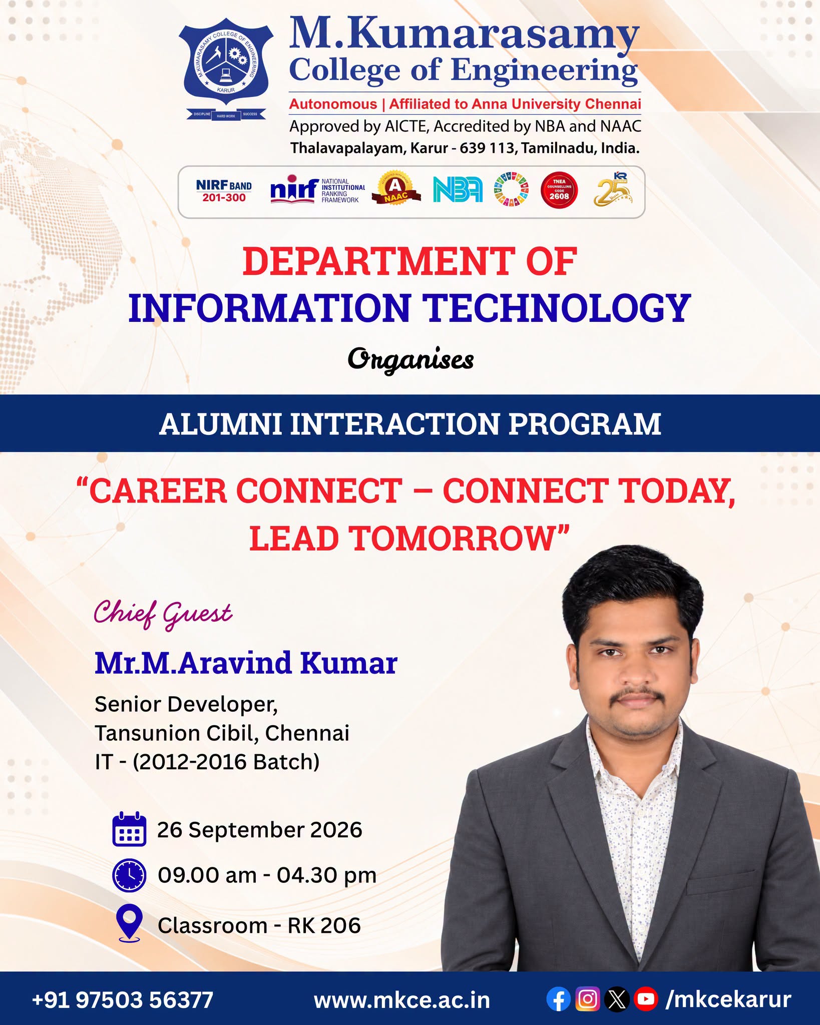 “CAREER CONNECT – CONNECT TODAY, LEAD TOMORROW”